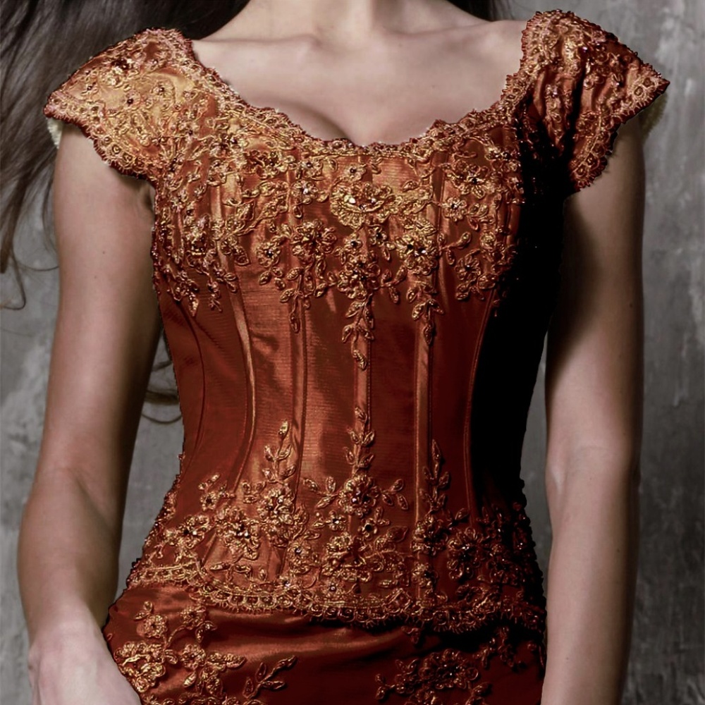 Jovani Evening 158425 - Formal Dress in Espresso